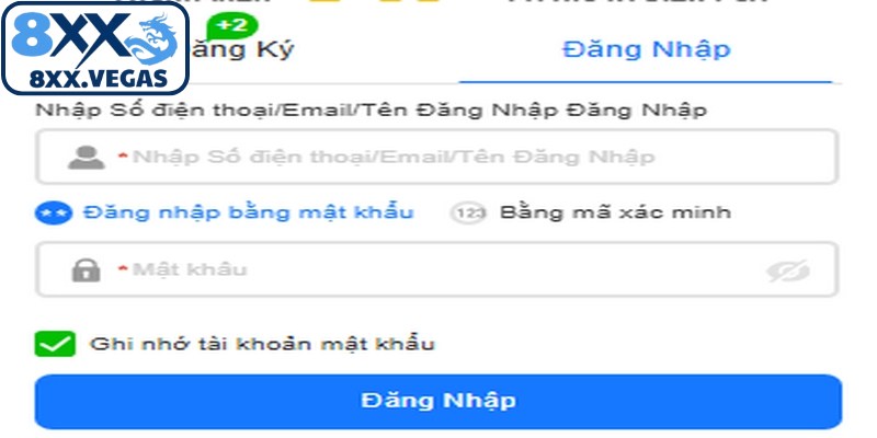 Hướng dẫn đăng nhập 8XX chi tiết từng bước